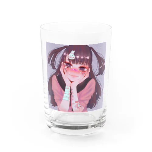 推しメン(ヘラ)ちゃん Water Glass