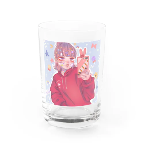 自撮りちゃん Water Glass