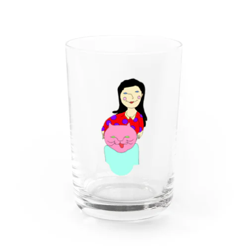 お客さんは猫 Water Glass