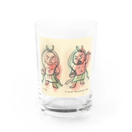 ゆる仏画「仁王」 Water Glass