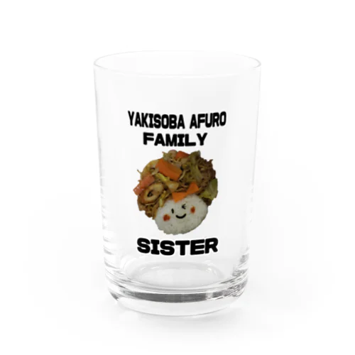 ヤキソバアフロSISTER Water Glass