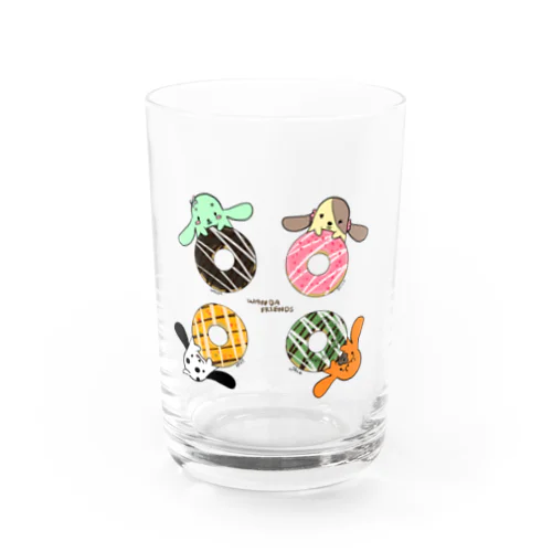 ワンダフレンズ　3時のドーナツ Water Glass