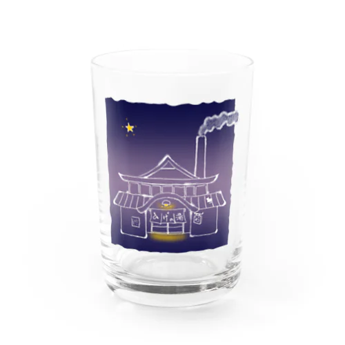 お湯沸いてますよ Water Glass