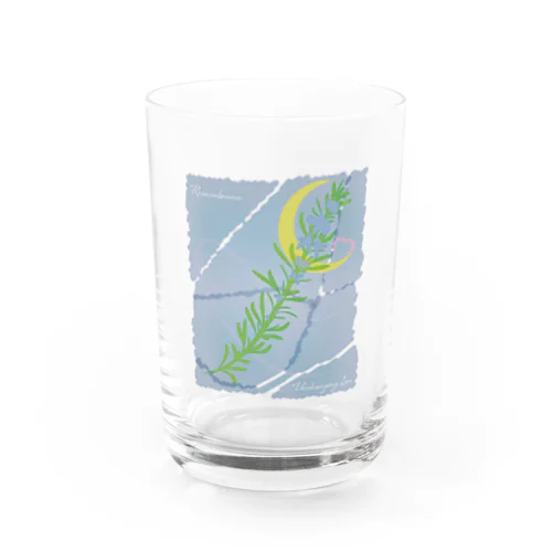 Rosemary Water Glass