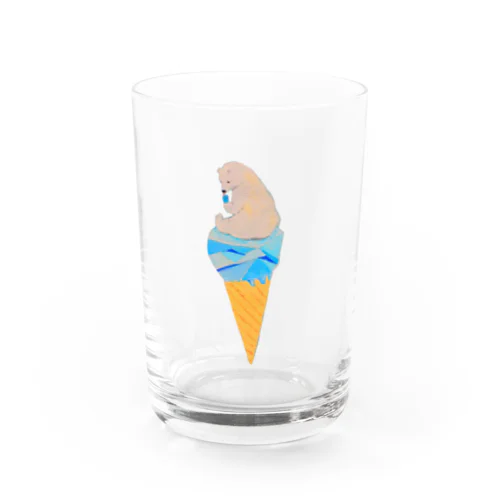 しろくまグラス Water Glass