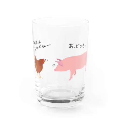 TANINDON--ご挨拶-- Water Glass