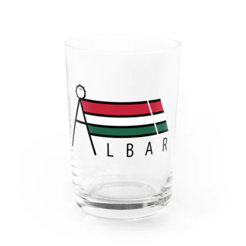 AL BAR ロゴシリーズ Water Glass