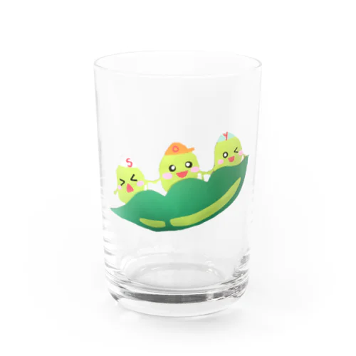 さんまめグッズ Water Glass