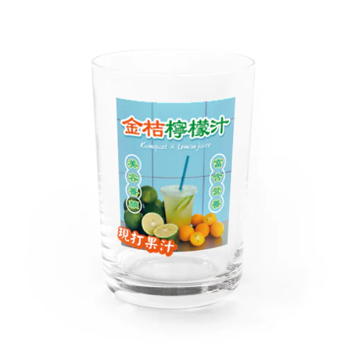 台湾のフルーツジュース屋さん Water Glass