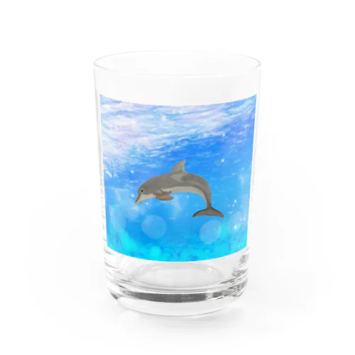 ✨バンドウイルカだよん🐬‼️‼️ Water Glass