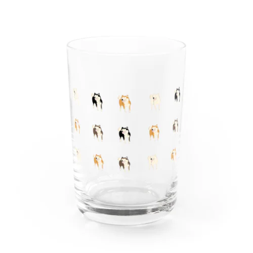 楽しそうな柴犬のグラス Water Glass