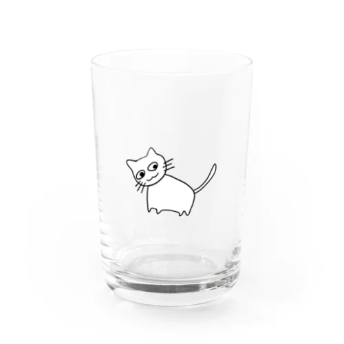 かわいい猫 Water Glass