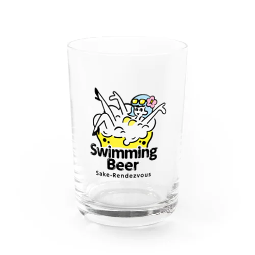 swimming beer グラス