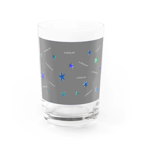 夜空の星たち Water Glass