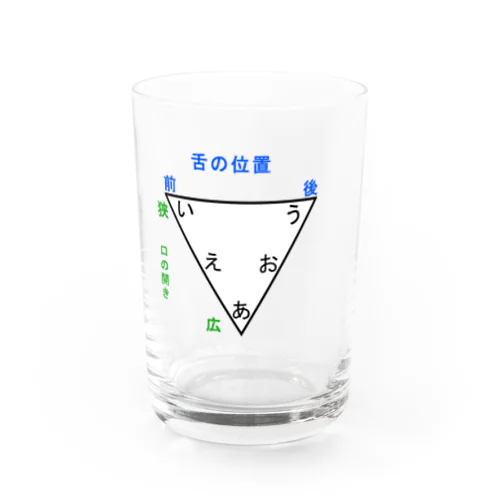日本語の母音 グラス