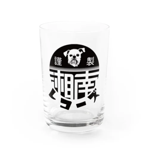 湘南レコーズ黒ロゴ Water Glass