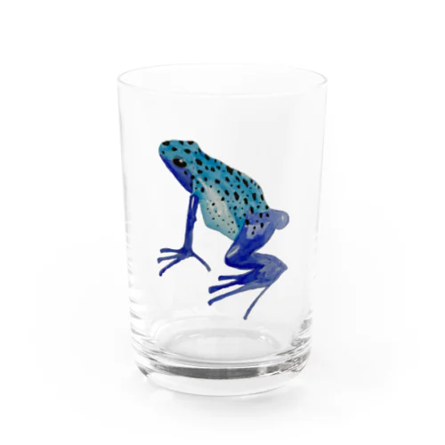 コバルトヤドクガエル🐸ですヨ‼️ Water Glass