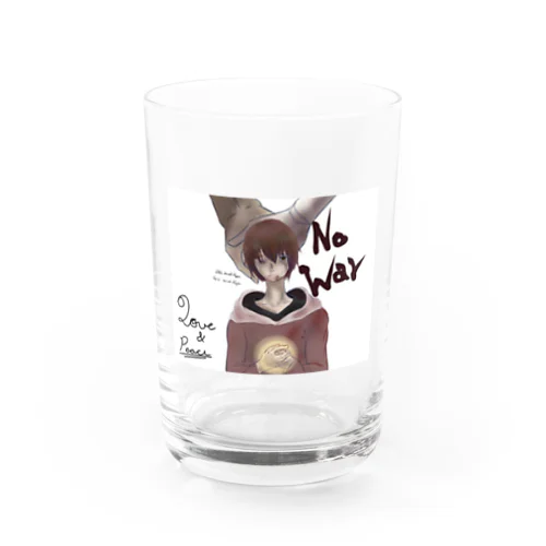 No War Water Glass