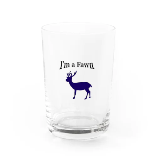 I'm fawn Water Glass
