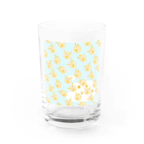 漂うミジンコくん Water Glass