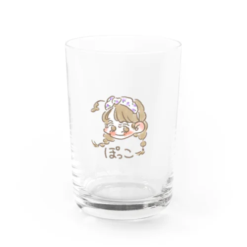 ぽっこのグッズ Water Glass