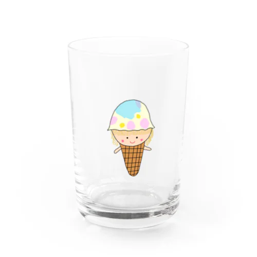 アイスのあいちゃん Water Glass