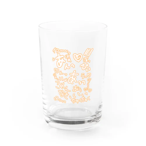 かわいい擬音 Water Glass