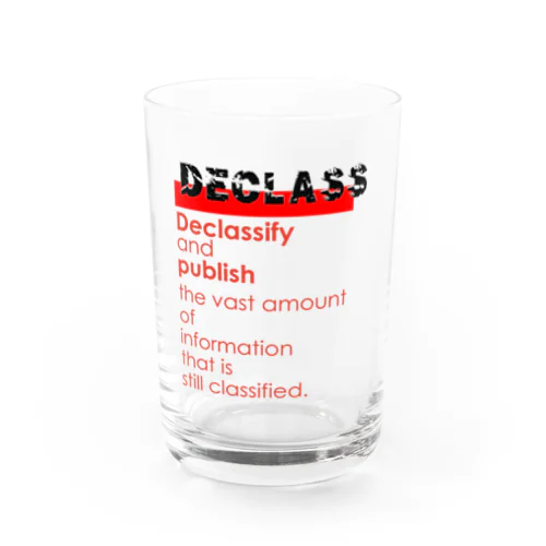 DECLASS Water Glass