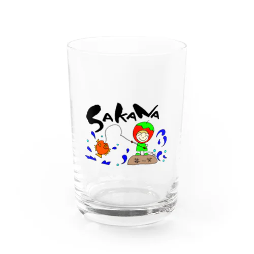 いっちゃんの魚釣り Water Glass