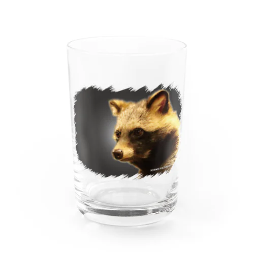 たぬきのリンク　黒 Water Glass