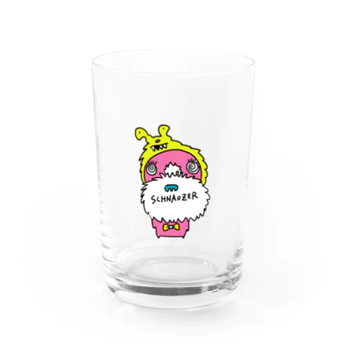 Schnauzer Water Glass