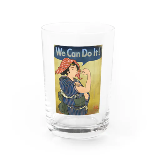 "we can do it!"(浮世絵) #1 Water Glass