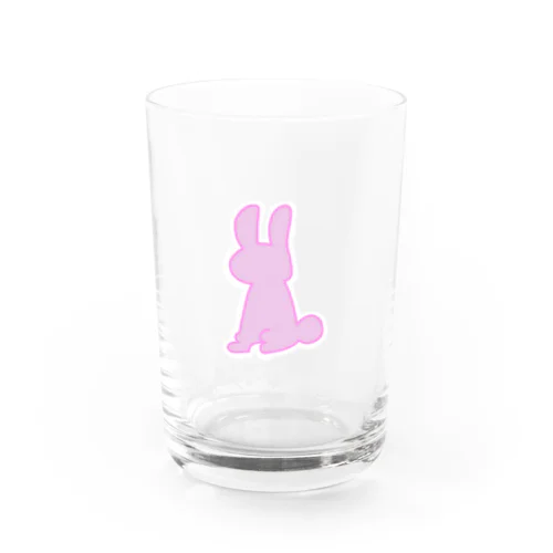 うさうさ　ふち白 Water Glass