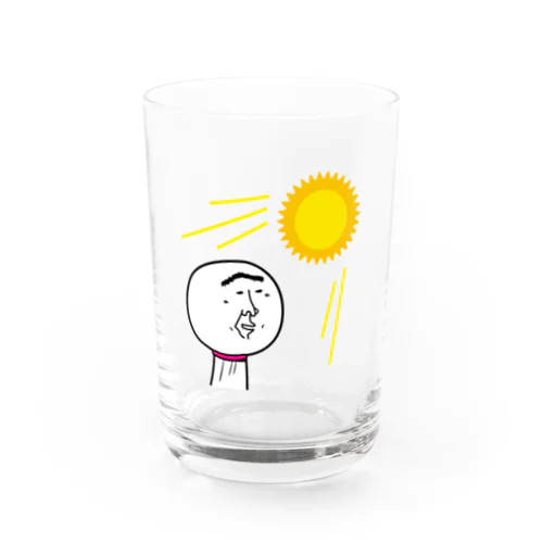 てるざえもん公式グッズ Water Glass