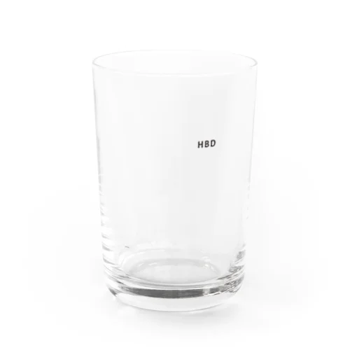 さりげないハピバ・HBD Water Glass