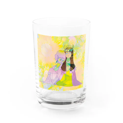 花火に包まれる Water Glass