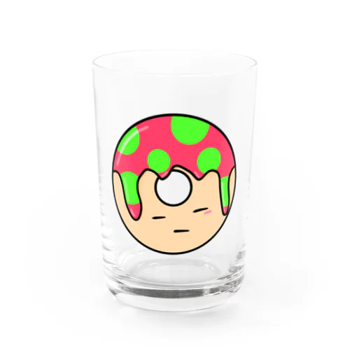 ふて顔シリーズ ドーナツ Water Glass