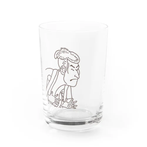 しゃらくん。線画バージョン Water Glass