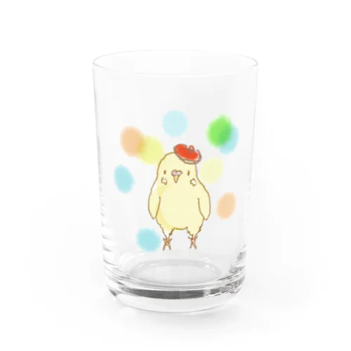 水玉ピヨちゃん Water Glass