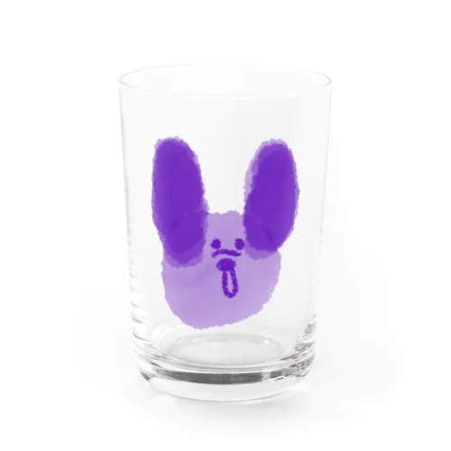 強風に吹かれる犬。 Water Glass