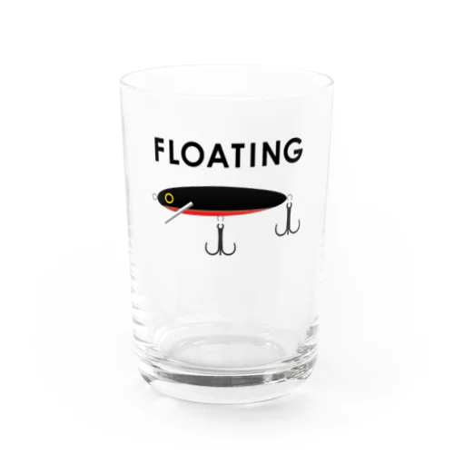 フローティングミノー / ブラック Water Glass