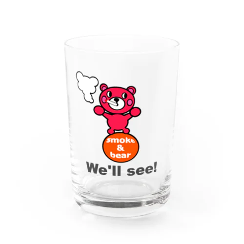 玉のりモクモックマ ピンク Water Glass