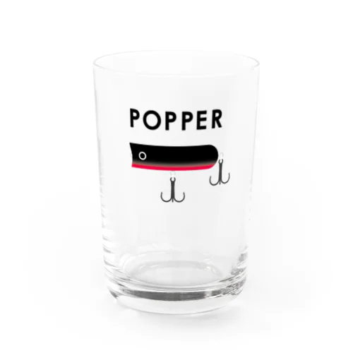 ポッパー / ブラック Water Glass