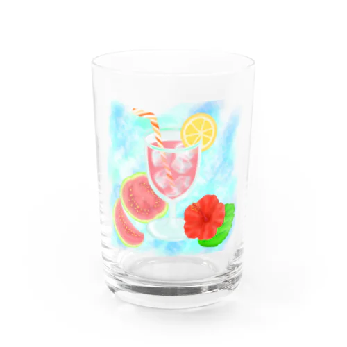南国パラダイス♪グァバジュース！2 Water Glass