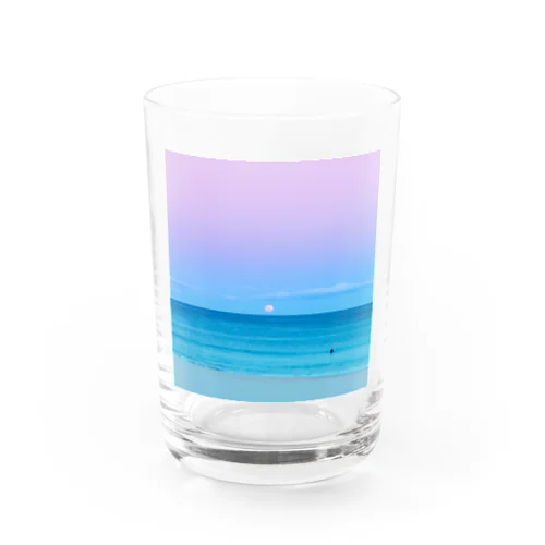 水瓶座満月のボンダイビーチ グラス
