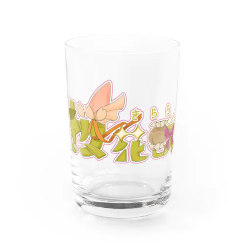 桜花咲ロゴグラス Water Glass