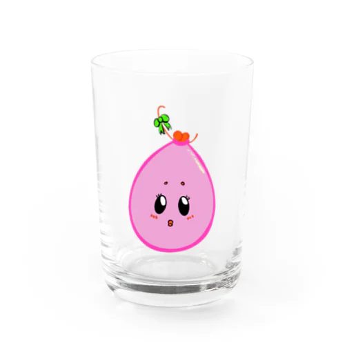 ちぎれたにこちゃん Water Glass