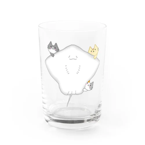 ほほえみエイちゃんにゃ Water Glass