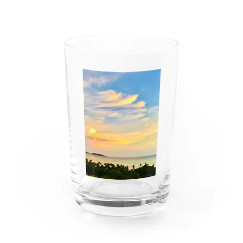 マナ島の空 Water Glass