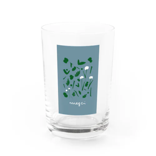 megci(Blue) Water Glass